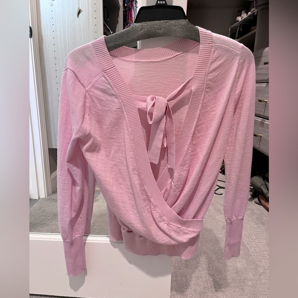 JCrew tie back top lilac color - Picture 1 of 2
